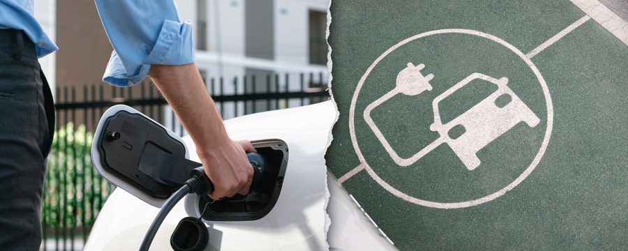 Comparatif véhicule thermique et véhicule électrique dans un pool voitures